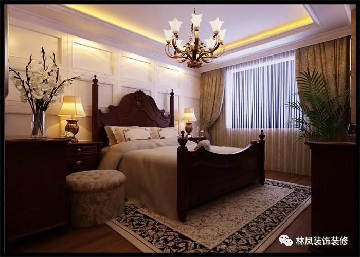 美式风格卧室装修效果图 美式风格卧室装修效果图