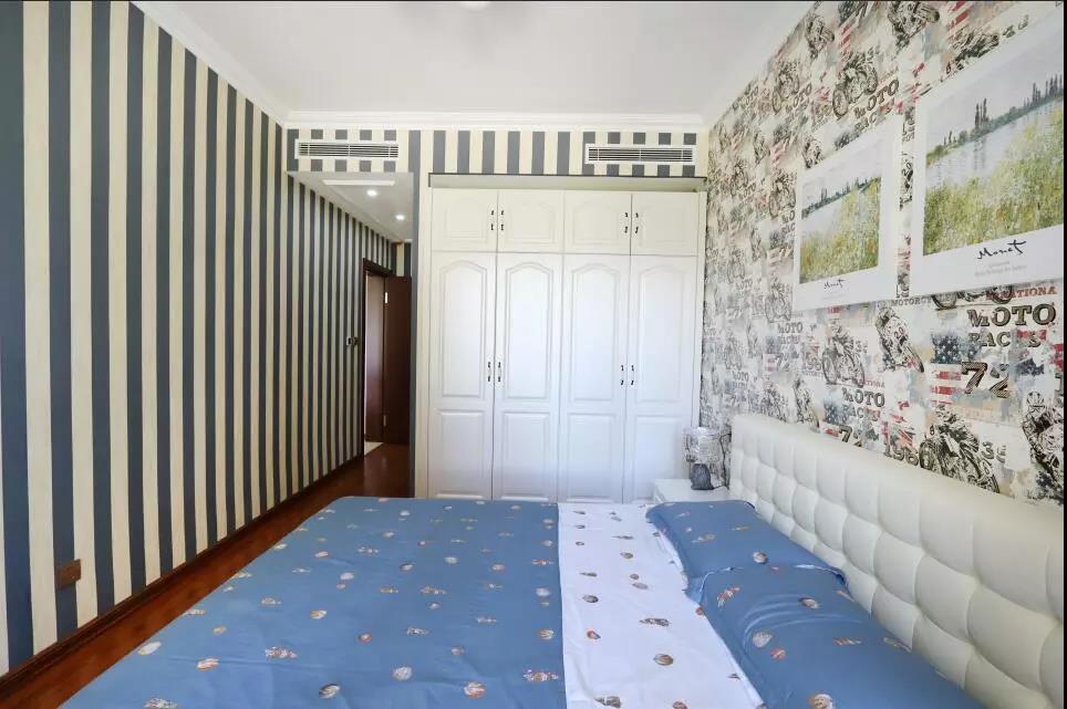 格林玫瑰湾145平方米美式风格实景图卧室 格林玫瑰湾145平方米美式风格实景图卧室