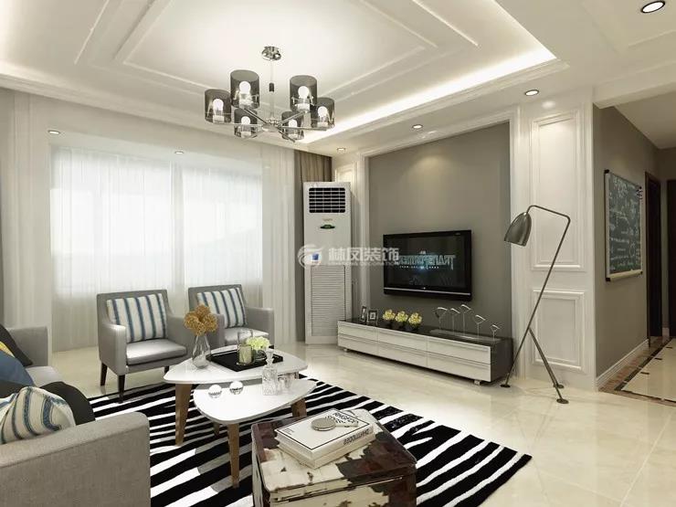 客厅地面怎么装好看