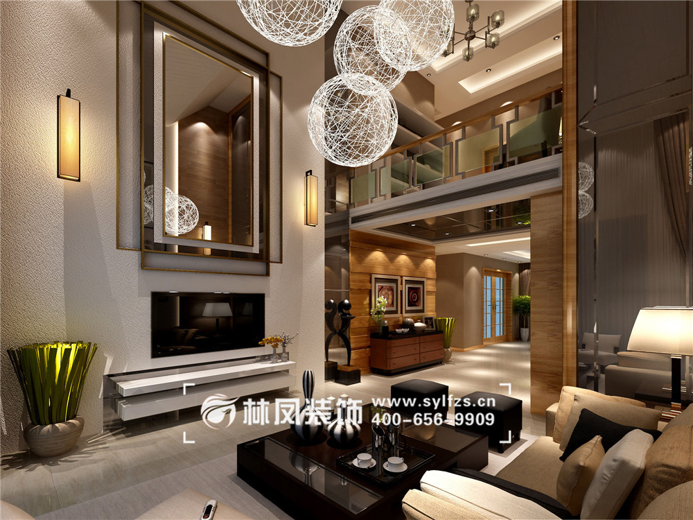 墙面放镜子装修案例