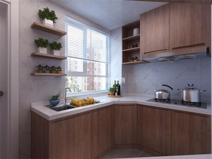 林凤装饰厨房隔板设计装修效果图