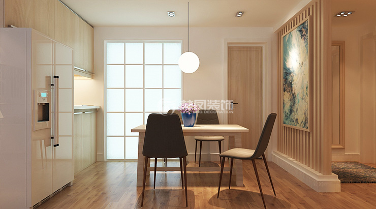 碧桂园银亿·大城印象120 ㎡户型餐厅装修设计案例