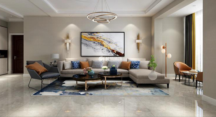 阳台扩充到客厅装修效果图 阳台扩充到客厅装修效果图