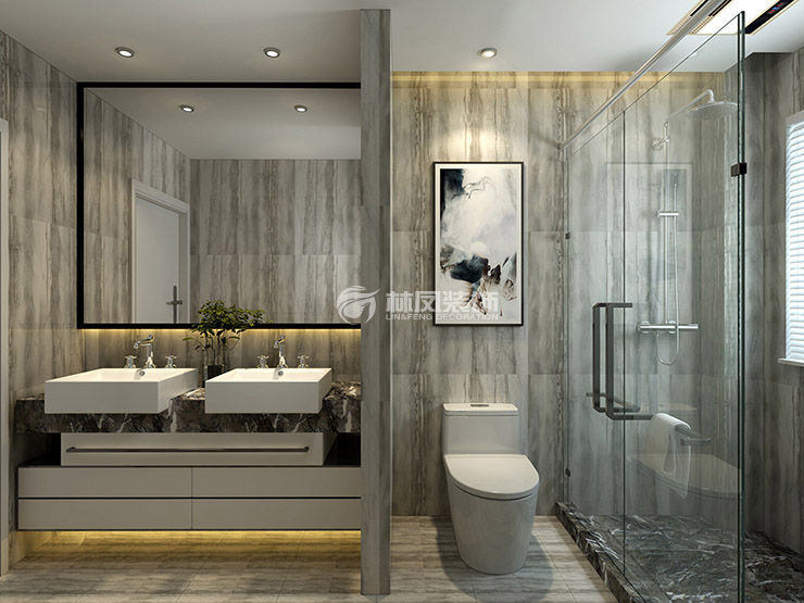 兼用式卫生间设计装修效果图