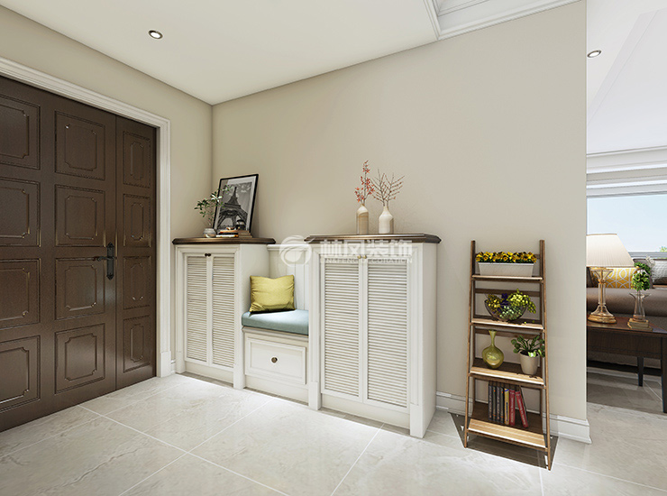 金地朗悦125㎡玄关装修效果图