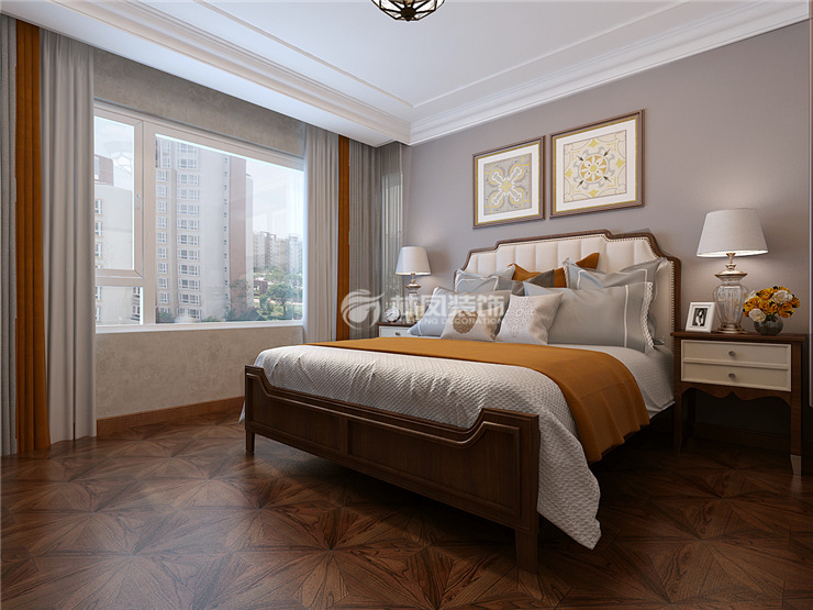 金地朗悦125㎡主卧室装修效果图