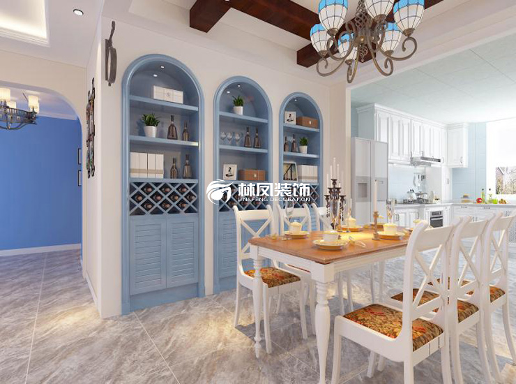 美式风格餐厅装修效果图