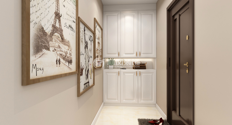 万科翡翠四季145㎡玄关装修效果图