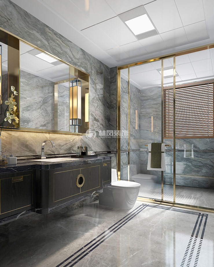 港式风格卫生间装修效果图