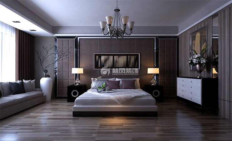 家装卧室地台设计装修效果图