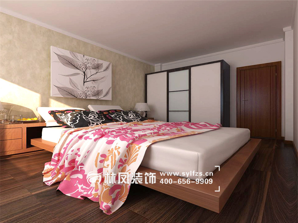 家装时卧室地台设计装修效果图