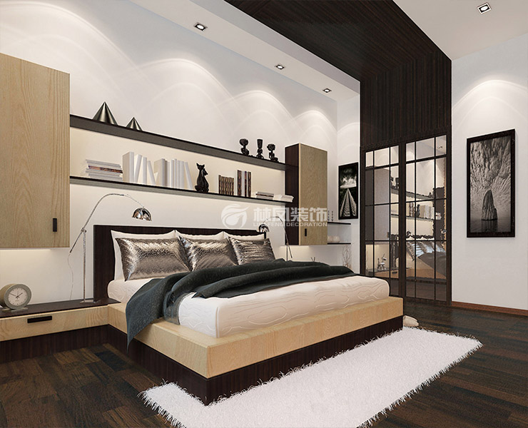 卧室地台设计装修效果图