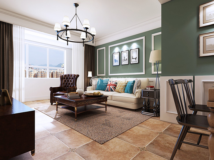 护墙板沙发背景墙设计装修效果图