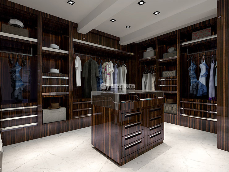 主卧卫生间改造为衣帽间装修效果图