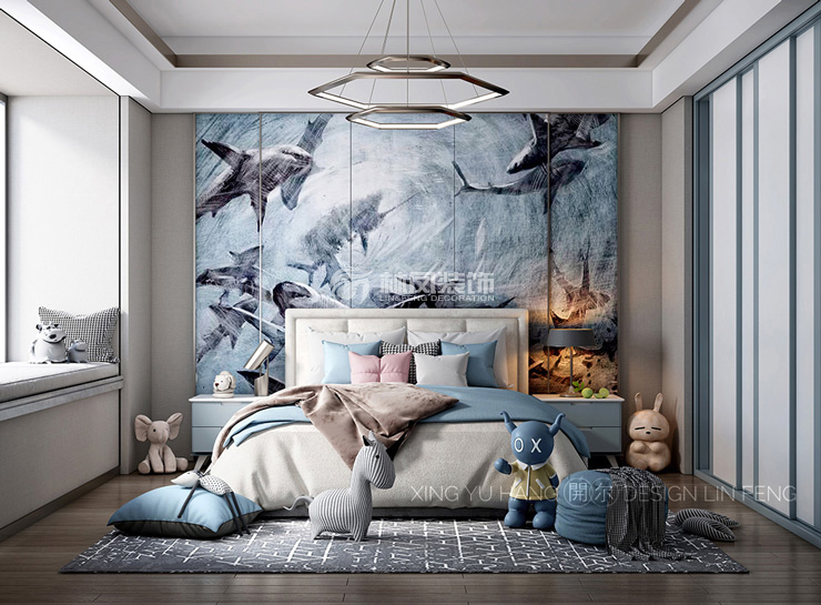 卧室集成墙面装饰效果图