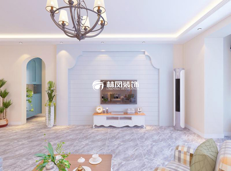 美式风格厨房门洞拱形设计装修效果图