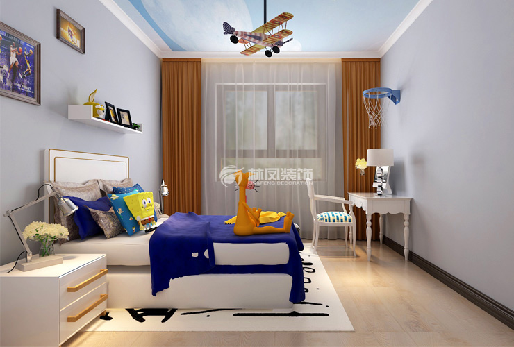 儿童房色彩选择装修效果图