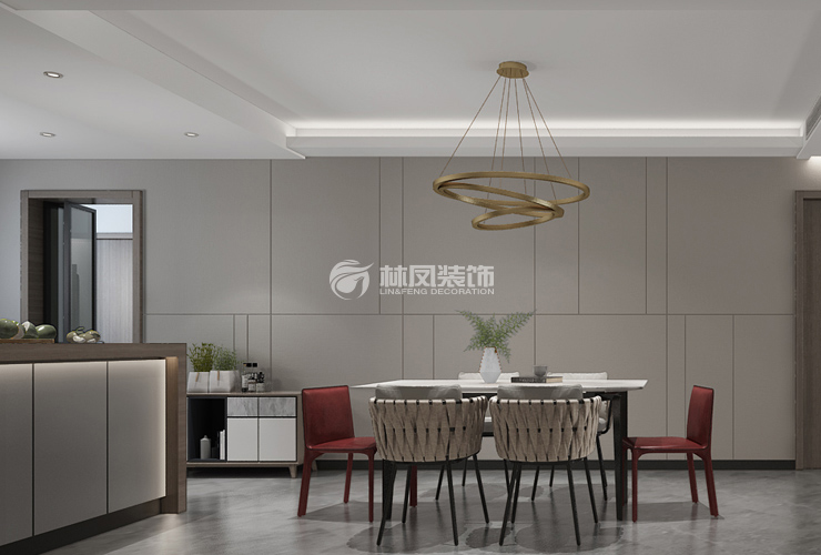 轻奢风格餐厅装修效果图