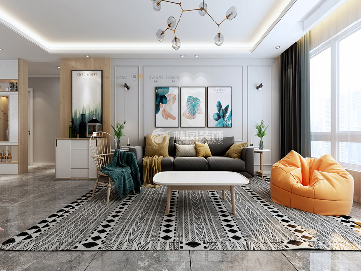 北欧风格客厅装修效果图