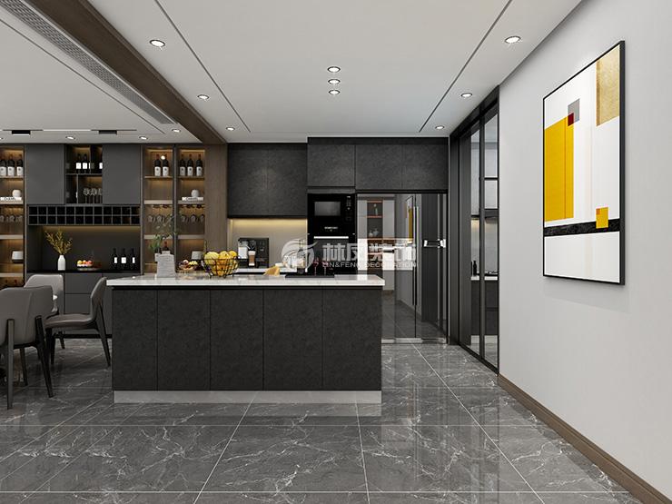 室内装修开放厨房餐厅设计 室内装修开放厨房餐厅设计