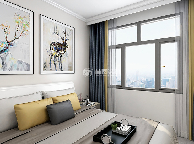 窗帘安装效果图