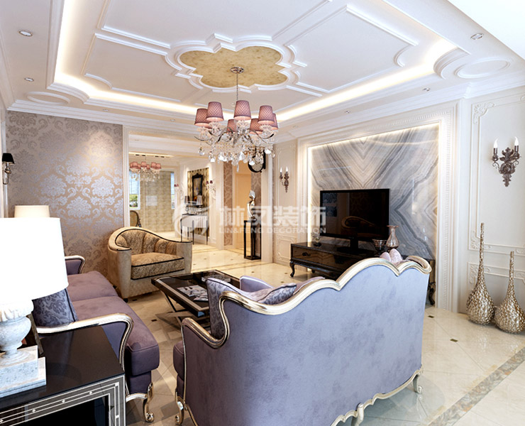 中海寰宇天冠-135平-欧式风格-客厅2.jpg