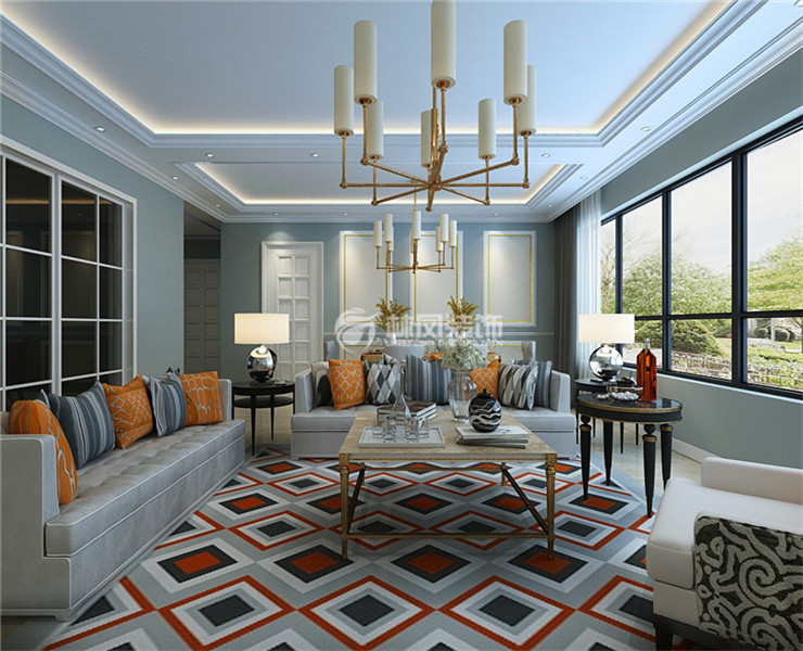 华润置地长安里-150平- 北欧风格-客厅 (6).jpg