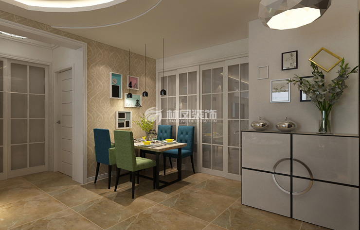 鑫丰雍景豪庭-88平-现代风格-餐厅.jpg