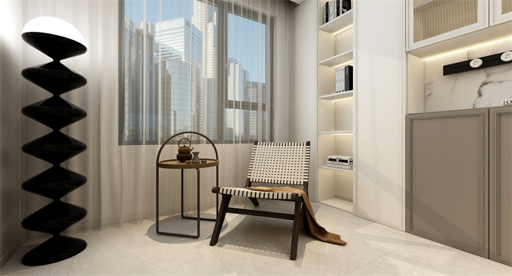 浦江.御景湾-150平-现代奶油风格-客餐厅 8.jpg