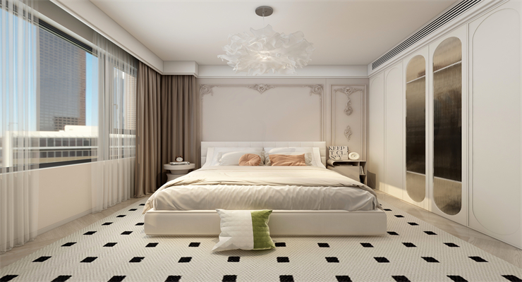 浦江.御景湾-150平-现代奶油风格-主卧.jpg
