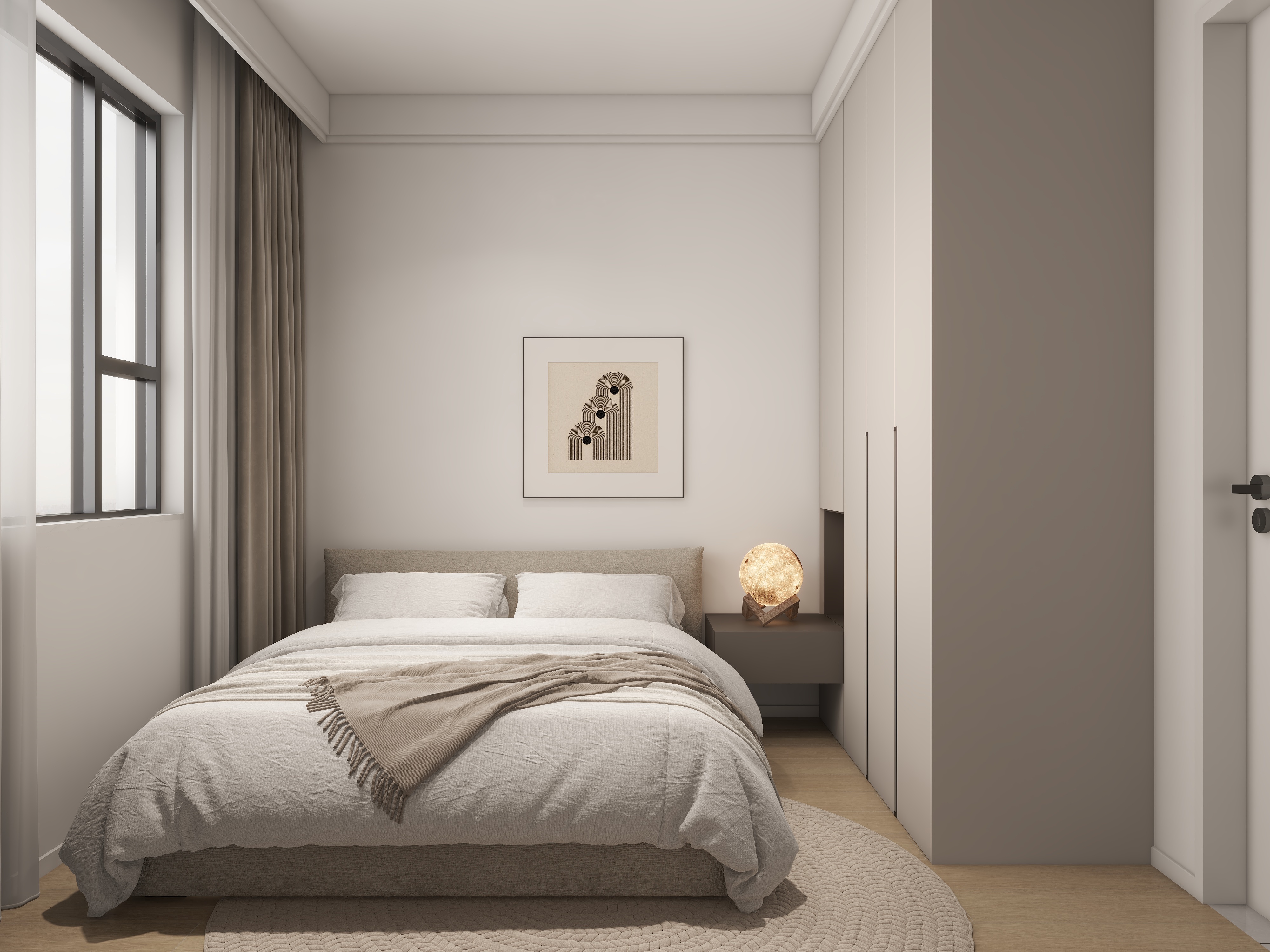 保利茉莉公馆115㎡现代风格-客卧 .jpg