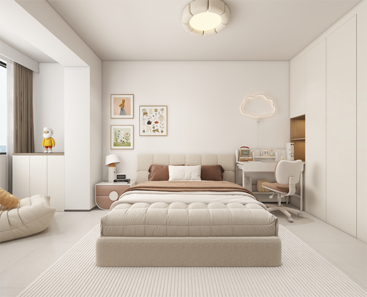 泊岸华庭-100平-现代风格-女儿房 .jpg