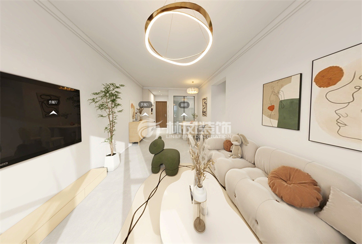 中海汇德里-105平-现代风格-客厅2.jpg