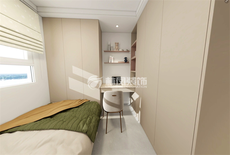 中海汇德里-105平-现代风格-次卧2.jpg